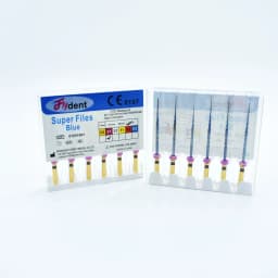 Dental Rotary Super Files Blue Files Rotary Files Niti Heat Activation Endodontic Files Use for Root Canal