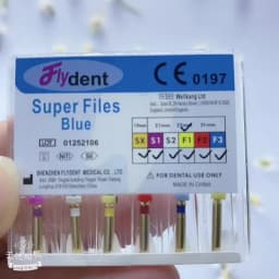 Dental Rotary Super Files Blue Files Rotary Files Niti Heat Activation Endodontic Files Use for Root Canal