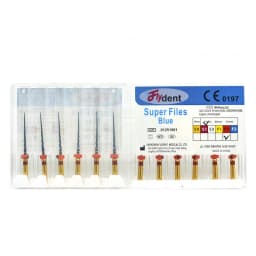 Dental Rotary Super Files Blue Files Rotary Files Niti Heat Activation Endodontic Files Use for Root Canal