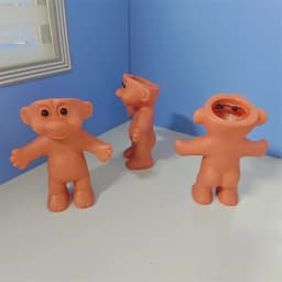 1/100pcs Portable PVC Troll Doll Protective Vintage Classic DIY Doll Decorate Light Holder Cute Troll Anti Fall Storage Case