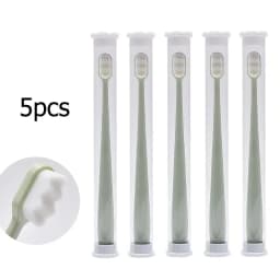 Ultra-fine Soft Toothbrush Million Nano Bristle Adult Tooth Brush Teeth Deep Cleaning Portable Travel Dental Oral Care Brush