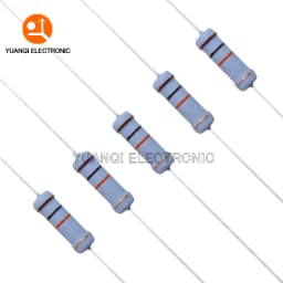 20pcs 2W Metal Oxide Film Resistor 5% 1R-10M 10R 100R 240R 470R 1K 2.2K 10K 24K 47K 100K 220K 1M 10 220 470 ohm Carbon Film