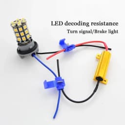 Wirewound Resistor 25W 8ohm 50W 6ohm LED Decoder Load Resistors for Car Fix LED Bulb Fast Flash Turn Signal Blink Error Code