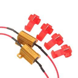 Wirewound Resistor 25W 8ohm 50W 6ohm LED Decoder Load Resistors for Car Fix LED Bulb Fast Flash Turn Signal Blink Error Code