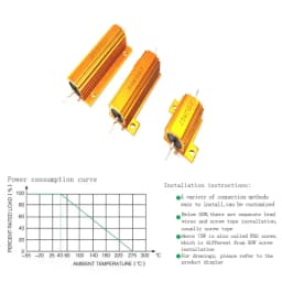 Wirewound Resistor 25W 8ohm 50W 6ohm LED Decoder Load Resistors for Car Fix LED Bulb Fast Flash Turn Signal Blink Error Code