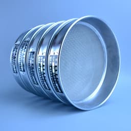 Dia 20cm From 10mesh To 200mesh Stainless Steel Net Chroming Body Test Sieve Standard Test Sieve Laboratory Sieve