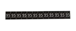Aluminum Frame Jewelry Numeral Pricing Cube Sign Adjustable Number Price Tag Display Counter Stand Tag Label Set For Retail Shop