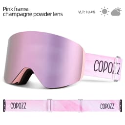 COPOZZ Professional Winter Ski Goggles Magnetic Quick-Change Double Layers Anti-Fog Snowboard Goggles Men Women Ski Equipment