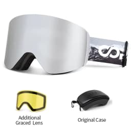 COPOZZ Professional Winter Ski Goggles Magnetic Quick-Change Double Layers Anti-Fog Snowboard Goggles Men Women Ski Equipment