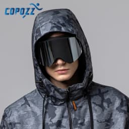 COPOZZ Professional Winter Ski Goggles Magnetic Quick-Change Double Layers Anti-Fog Snowboard Goggles Men Women Ski Equipment
