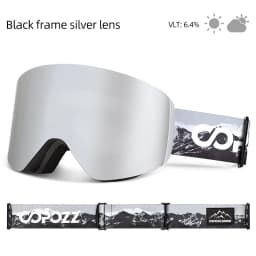 COPOZZ Professional Winter Ski Goggles Magnetic Quick-Change Double Layers Anti-Fog Snowboard Goggles Men Women Ski Equipment