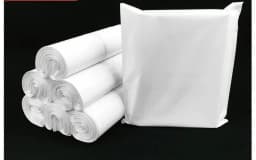 50pcs Solid White Poly Shipping Bag Mailers Mail Courier Bag PE Plastic Express Envelope Storage Bags Self Seal Packing Pouch