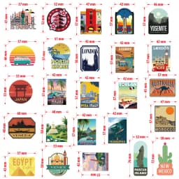 50PCS Summer Surfing Hawaii Sea Beach Stickers Vinyl Sticker Nostalgia Laptop Guitar Luggage Graffiti Motorcycle Stickers Decals