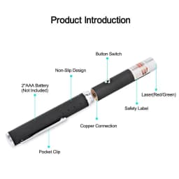 (Do not provide batteries)Cat Keychain Fun Green Light Portable Laser pointer LED Training Torch Pet Cat Tickle Toy