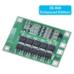 TZT 3S 4S 40A 60A Li-ion Lithium Battery Charger Protection Board 18650 BMS For Drill Motor 11.1V 12.6V/14.8V 16.8V With Balance