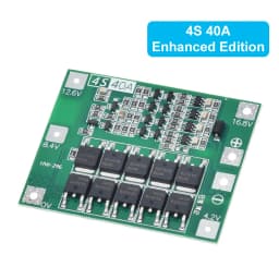 TZT 3S 4S 40A 60A Li-ion Lithium Battery Charger Protection Board 18650 BMS For Drill Motor 11.1V 12.6V/14.8V 16.8V With Balance
