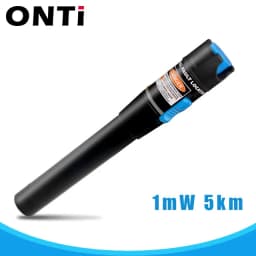 ONTi 10mW Visual Fault Locator Fiber Optic Cable Tester 30mw Red Laser Light 5-30KM Pen Type Visual Fault Locator SC/FC/ST