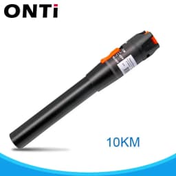 ONTi 10mW Visual Fault Locator Fiber Optic Cable Tester 30mw Red Laser Light 5-30KM Pen Type Visual Fault Locator SC/FC/ST