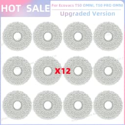 Fit For ECOVACS T50 PRO OMNI/T50 OMNI/T50 PRO OMNI GEN 2/T50 OMNI GEN 2 Parts Main Roller Side Brush Filter Mop Cloth Dust Bag