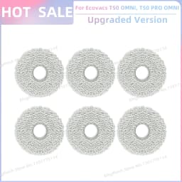 Fit For ECOVACS T50 PRO OMNI/T50 OMNI/T50 PRO OMNI GEN 2/T50 OMNI GEN 2 Parts Main Roller Side Brush Filter Mop Cloth Dust Bag