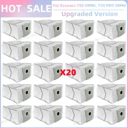 Fit For ECOVACS T50 PRO OMNI/T50 OMNI/T50 PRO OMNI GEN 2/T50 OMNI GEN 2 Parts Main Roller Side Brush Filter Mop Cloth Dust Bag
