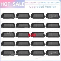 Fit For ECOVACS T50 PRO OMNI/T50 OMNI/T50 PRO OMNI GEN 2/T50 OMNI GEN 2 Parts Main Roller Side Brush Filter Mop Cloth Dust Bag