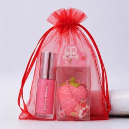 Random Shipping 1PC Strawberry Lip Gloss Lipstick, Christmas Holiday Gift, Moisturizing Anti Crack Long Lasting Lip Balm