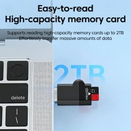 Type-C 3.0 Mini TF Card Reader External Storage Memory Card Adapter For iPhone 17 16 Laptop MacBook USB C 3.0 2.0 TF Cardreader