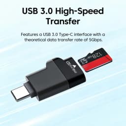 Type-C 3.0 Mini TF Card Reader External Storage Memory Card Adapter For iPhone 17 16 Laptop MacBook USB C 3.0 2.0 TF Cardreader