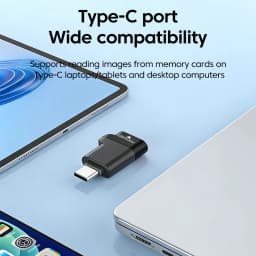 Type-C 3.0 Mini TF Card Reader External Storage Memory Card Adapter For iPhone 17 16 Laptop MacBook USB C 3.0 2.0 TF Cardreader