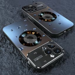 New Luxury Glass Camera for Magesafe Magnetic Wireless Charge Case for IPhone 17 13 12 11 Pro Max 16 15 14 Plus Shockproof Cover