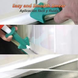 3pcs Multi-functional Silicone Sealant Nozzle Scraper Floor Caulking Tools Silicone Sealant Nozzles Kit Home Improvement Set A