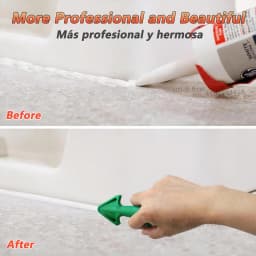 3pcs Multi-functional Silicone Sealant Nozzle Scraper Floor Caulking Tools Silicone Sealant Nozzles Kit Home Improvement Set A