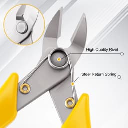 Bomurphy Wire Cutting Tool with Spring – Flush Cutters for Jewelry Making, Toy Models, Electronics, Craft Wire,