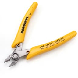 Bomurphy Wire Cutting Tool with Spring – Flush Cutters for Jewelry Making, Toy Models, Electronics, Craft Wire,