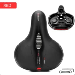 Women's Men's Dual Shock Absorbing Bike Seat, Comfortable Thickened Super Soft Mountain Bike Seat, Universal Bicycle Accessories