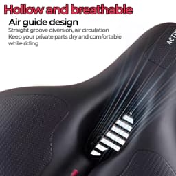 Women's Men's Dual Shock Absorbing Bike Seat, Comfortable Thickened Super Soft Mountain Bike Seat, Universal Bicycle Accessories