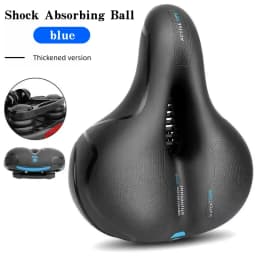 Women's Men's Dual Shock Absorbing Bike Seat, Comfortable Thickened Super Soft Mountain Bike Seat, Universal Bicycle Accessories