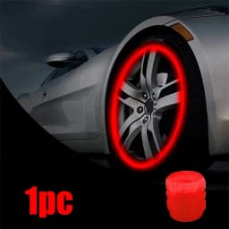 1-20PCS Luminous Car Tire Valve Cap Fluorescent Night Glowing Decor Motorcycle Bike Wheel Nozzle Dustproof Tyre Valve Stem Caps