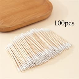 100/300/500/700/900Pcs Double Tip Headed Cotton Swabs ,For Tattooed Eyebrows Beauty Makeup Tools For Wiping, Nail Polish Wiping