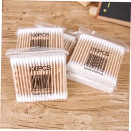 100/300/500/700/900Pcs Double Tip Headed Cotton Swabs ,For Tattooed Eyebrows Beauty Makeup Tools For Wiping, Nail Polish Wiping