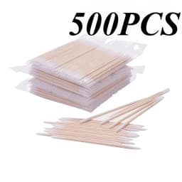 100/300/500/700/900Pcs Double Tip Headed Cotton Swabs ,For Tattooed Eyebrows Beauty Makeup Tools For Wiping, Nail Polish Wiping