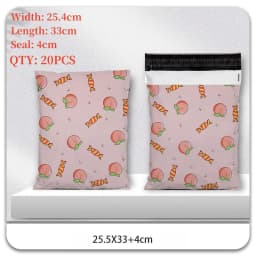 Poly Shipping Bags Cute Cartoon Mailing Bags Puppies Panda Poly Envelope Postal Courier Bag PE Plastic Self-Seal Mailbag 20PCS