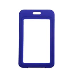 1PCS Plastic Badge Employee Badge Holder Double Sided Transparent Retractable Card Holder Office Staff Badge Holder