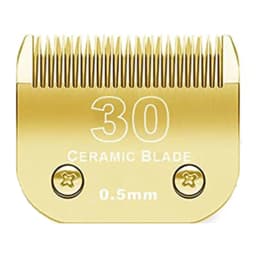 7FC/5FC/4FC/#10/#15/#30/#40 Detachable Pet Dog Clipper Ceramic Pro Blades Set For Andis,Oster A5,Wahl KM10 Series Clippers