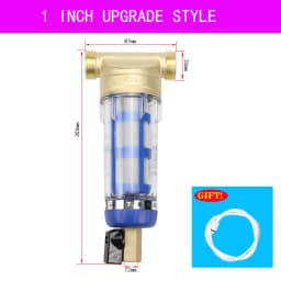 Water Filters Front Purifier Copper Lead Pre-filter Backwash Remove Rust Contaminant Sediment Pipe Stainless Steel Central