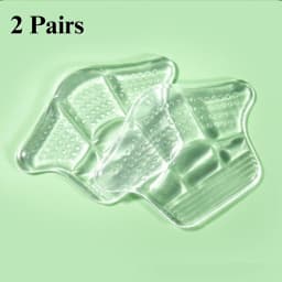 Silicone Gel Heel Inserts, Self-Adhesive Anti-Blister Cushions, Adjustable Shoe Size Pads, Reusable Comfort Heel Pads for Heels