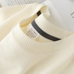 Men's New Summer Waffle Round Neck Short Sleeve T-Shirt Comfortable Breathable Short-Sleeved Top for Casual Wear