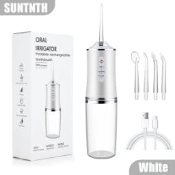 220ml Dental Irrigator Hygiene Portable Oral Cleaning Electric Sonic Teeth Scaler Tooth Calculus Stains Tartar Remover Tool