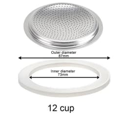 1 Set Coffee Gasket Seal for Coffee Espresso Moka Stove Pot Top Silicone Rubber Seal Espresso Makers Coffee Parts